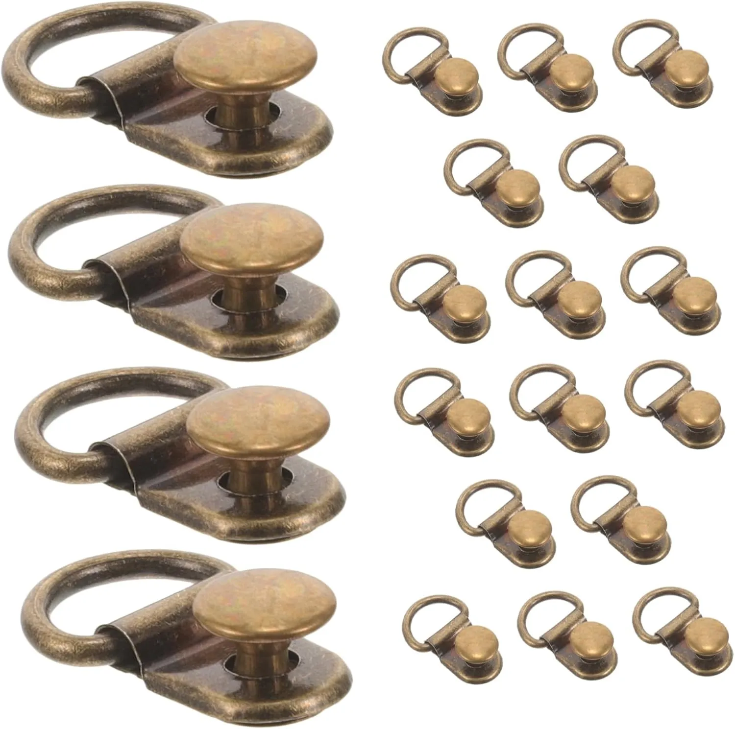 20Pcs Boot Shoe Buckles Durable Boot Lace Hooks for Shoe Repair High Top Shoes Rivets Accessories Antique