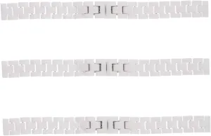2pcs Ceramic Strap Womens Bangles Bracelets Watches Flat Mouth Watchband Women's Wristband Ceramics