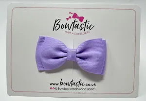 3 Inch Flat Double Bow - Light Orchid
