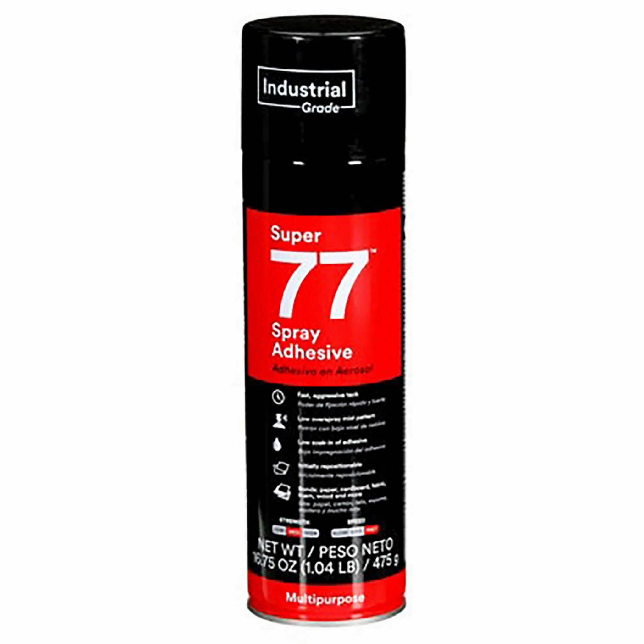 3M 62-4437-4920-5 SUPER 77 Multi-Purpose Spray Adhesive Glue 16.5 oz