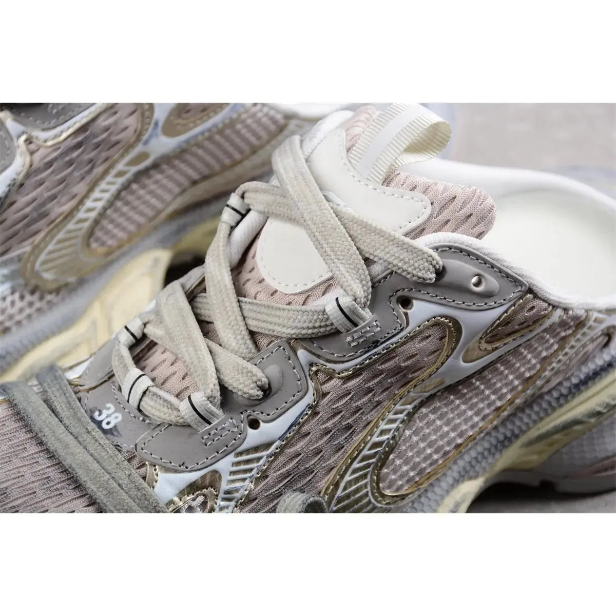 3XL CHAMPAGNE GOLD x BALENCIAGA MULE Seasonal clearance Customer-endorsed