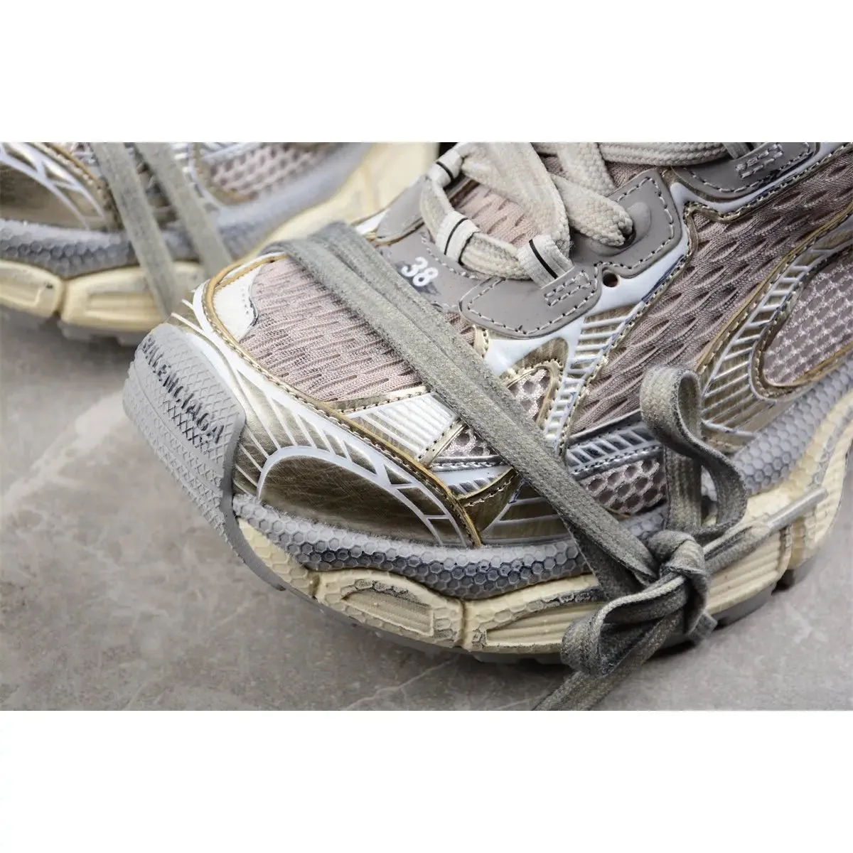 3XL CHAMPAGNE GOLD x BALENCIAGA MULE Seasonal clearance Customer-endorsed