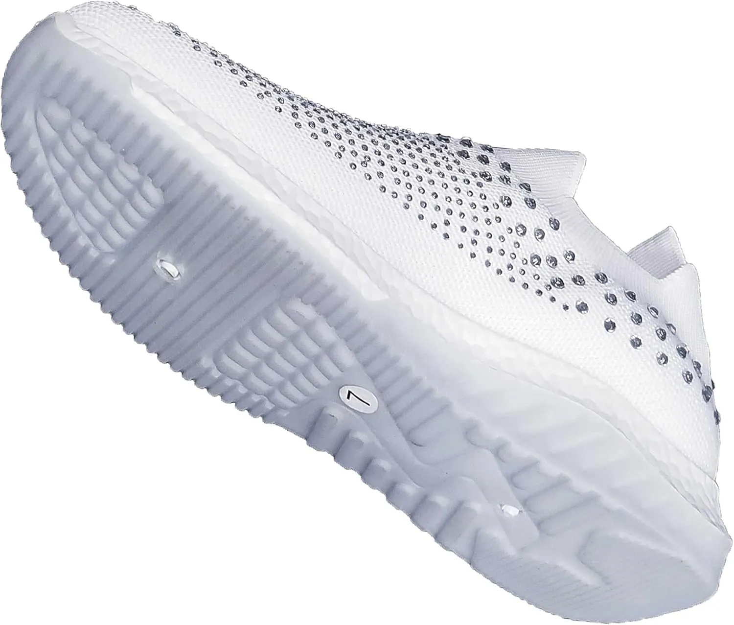 7K Slip On Sneakers for Women, Ultra Light Fashion Tennis Shoes, Breathable Mesh Fabric