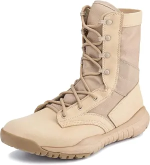 8" Men's Military Tactical Boot Lightweight Breathable Work Boots Outdoor Hiking Combat Jungle Desert Boots