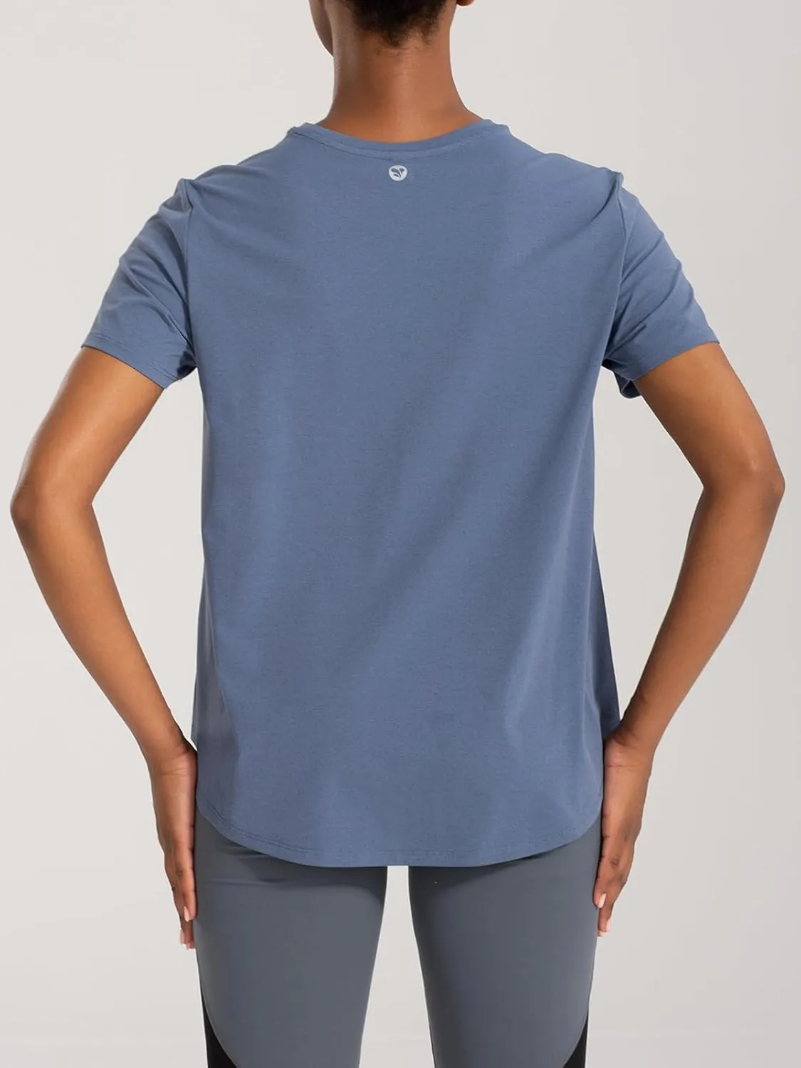 AARYA Workout Tops for Women UPF50 Breathable Loose Fit Yoga T Shirts Short Sleeve Running Gym Athletic Tee Top