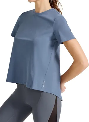 AARYA Workout Tops for Women UPF50 Breathable Loose Fit Yoga T Shirts Short Sleeve Running Gym Athletic Tee Top