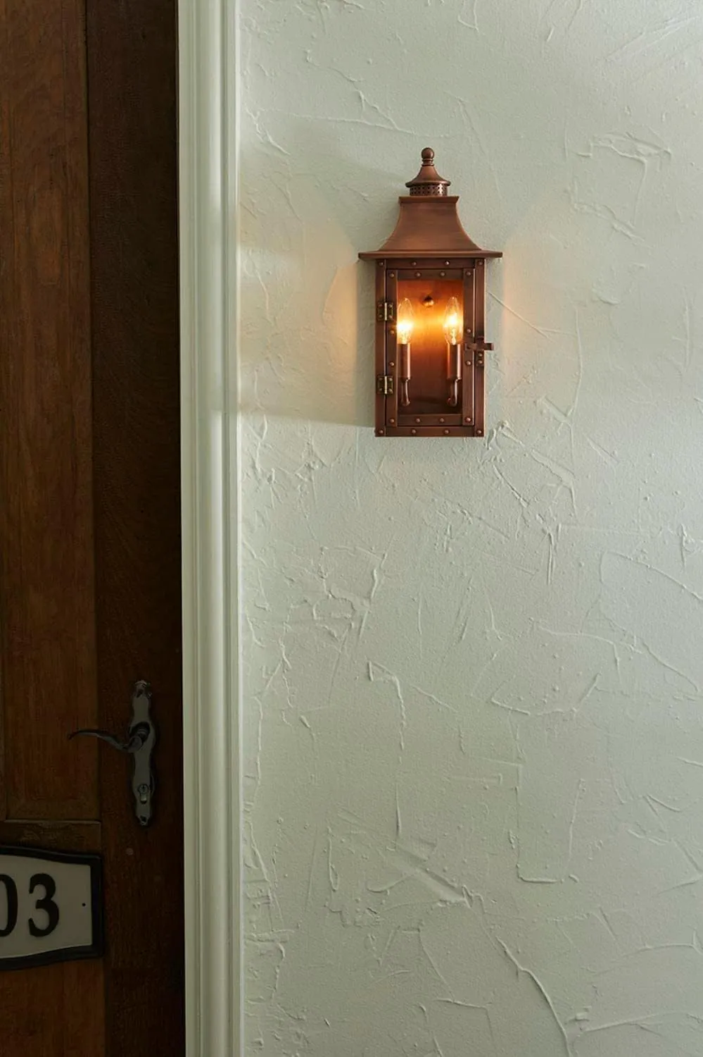 Acclaim 8302CP St. Charles Collection 2-Light Wall Mount Outdoor Light Fixture, Copper Patina (bulb is not included)