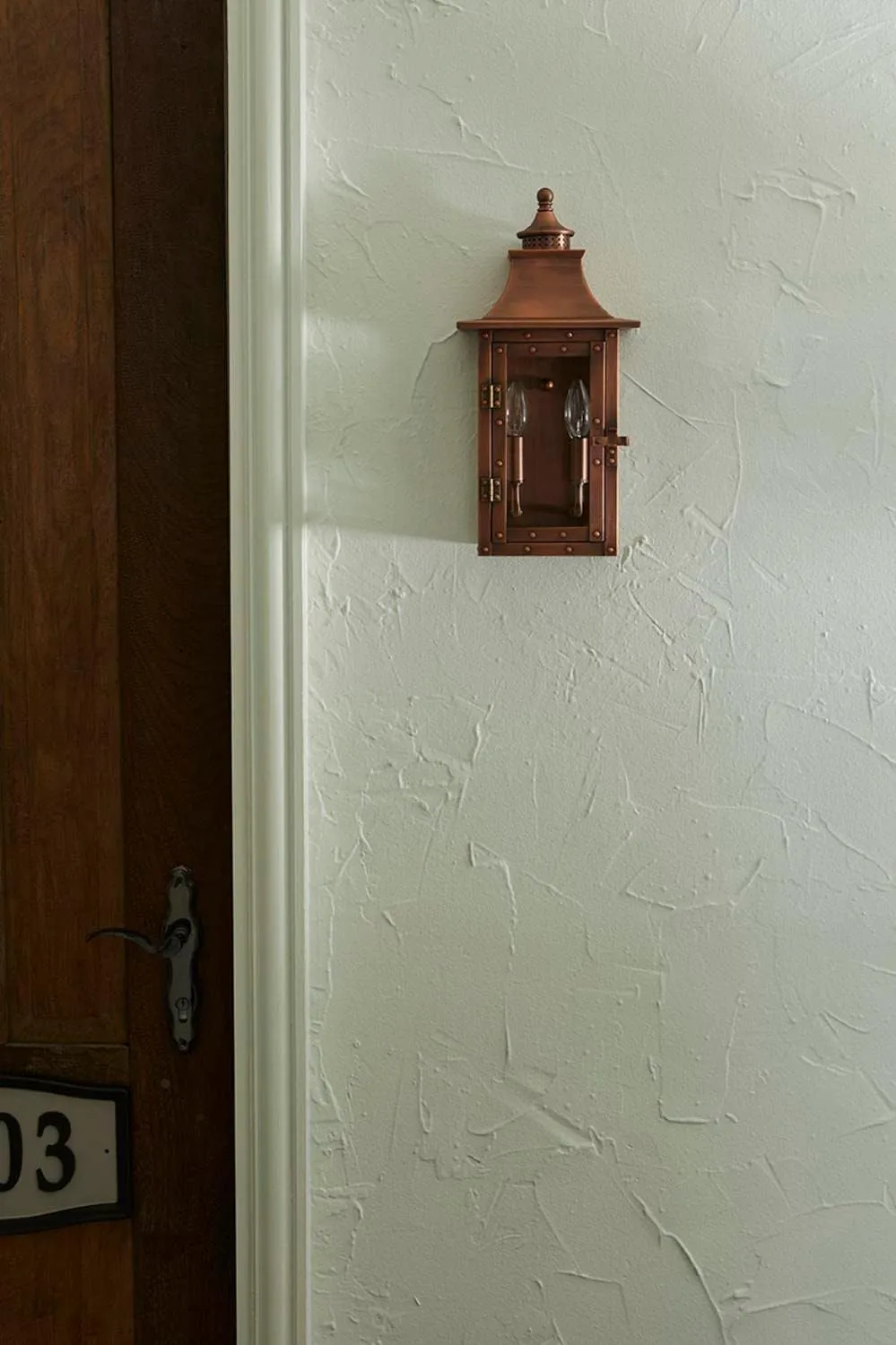 Acclaim 8302CP St. Charles Collection 2-Light Wall Mount Outdoor Light Fixture, Copper Patina (bulb is not included)