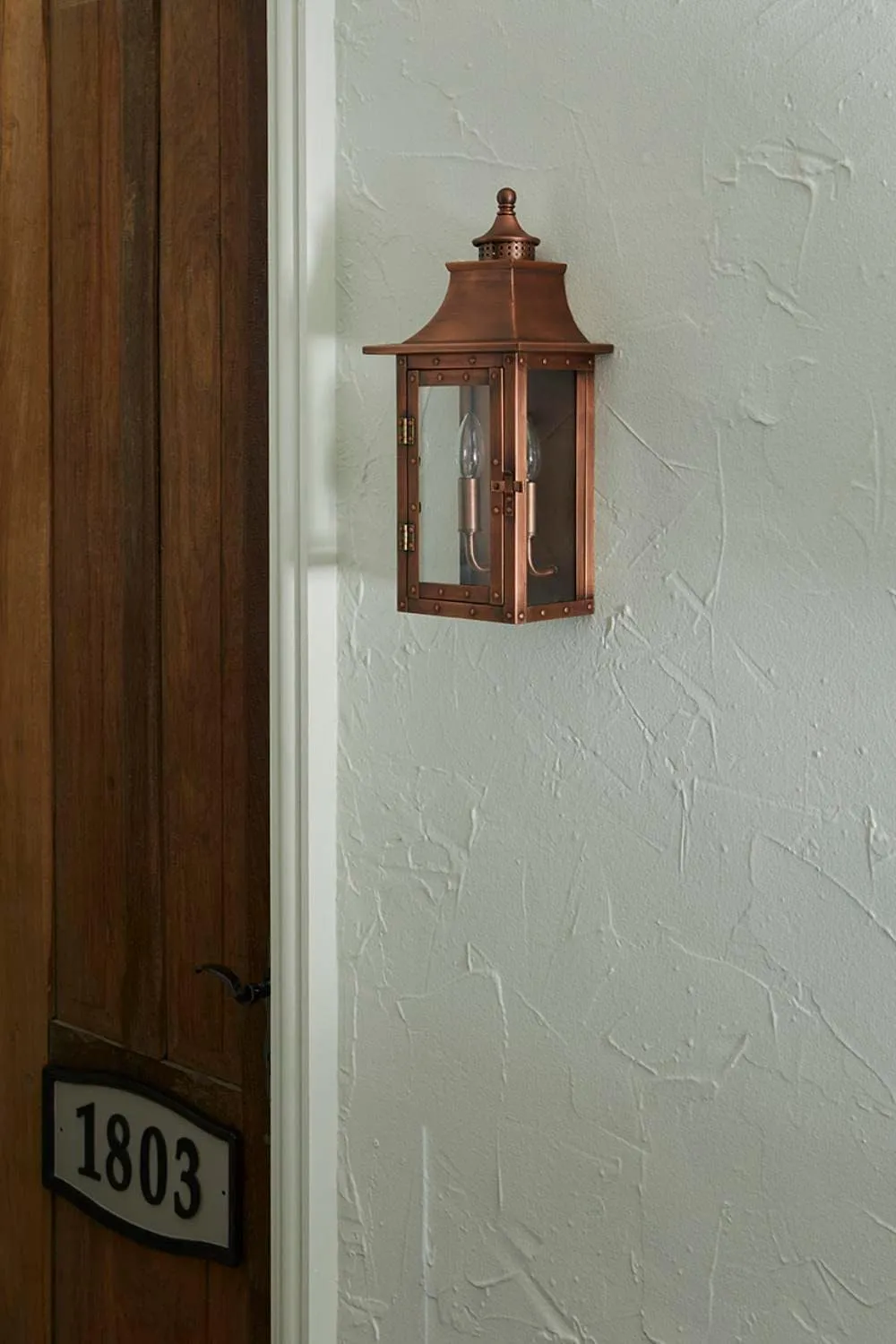 Acclaim 8302CP St. Charles Collection 2-Light Wall Mount Outdoor Light Fixture, Copper Patina (bulb is not included)