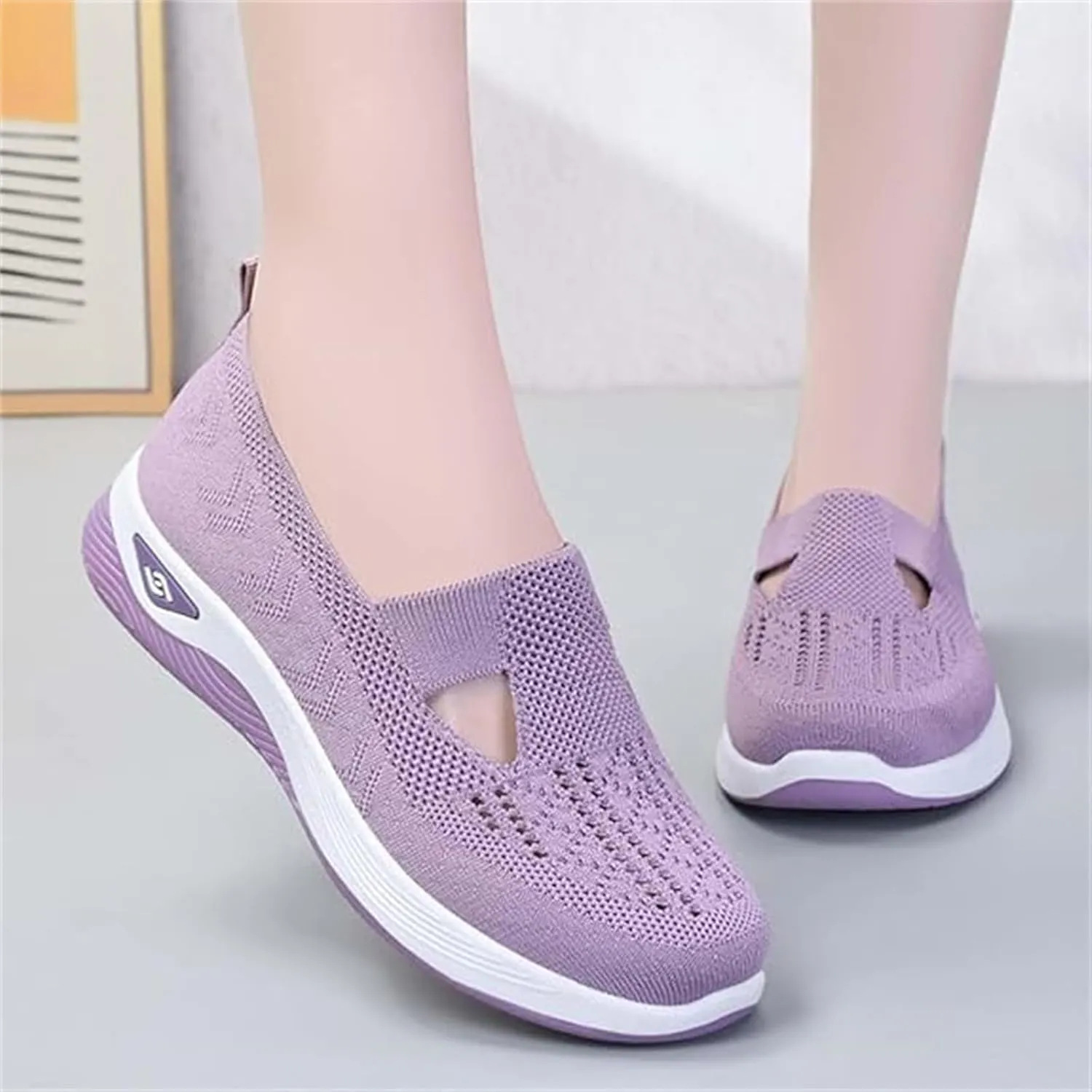 Addenno Womens Shoes, Enjerr Orthopedic Shoes Womens, Casual Breathable Slip on Orthopaedic Walking Sneakers