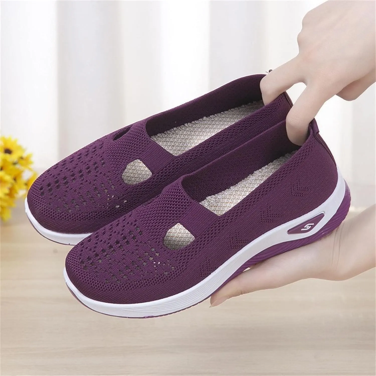 Addenno Womens Shoes, Enjerr Orthopedic Shoes Womens, Casual Breathable Slip on Orthopaedic Walking Sneakers