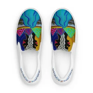 AfroGaia Night Light Women’s slip-on canvas shoes