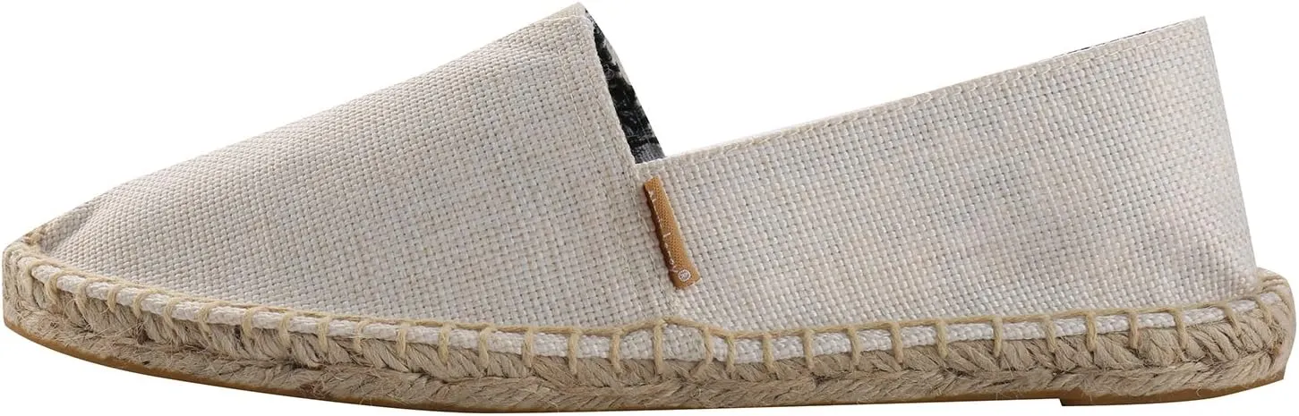 Alexis Leroy Men's Fashion Casual Canvas Slip on Flat Espadrilles