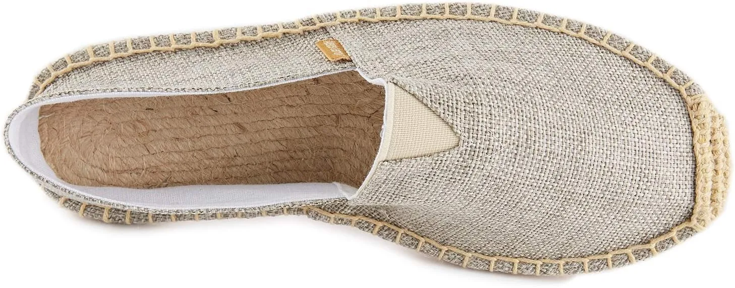 Alexis Leroy Men's Fashion Casual Canvas Slip on Flat Espadrilles