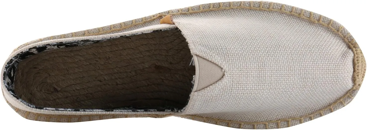 Alexis Leroy Men's Fashion Casual Canvas Slip on Flat Espadrilles