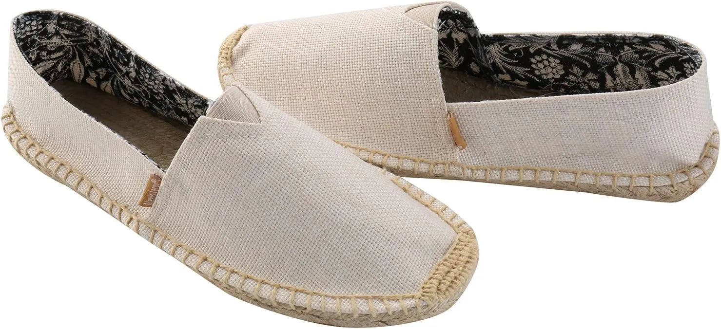 Alexis Leroy Men's Fashion Casual Canvas Slip on Flat Espadrilles