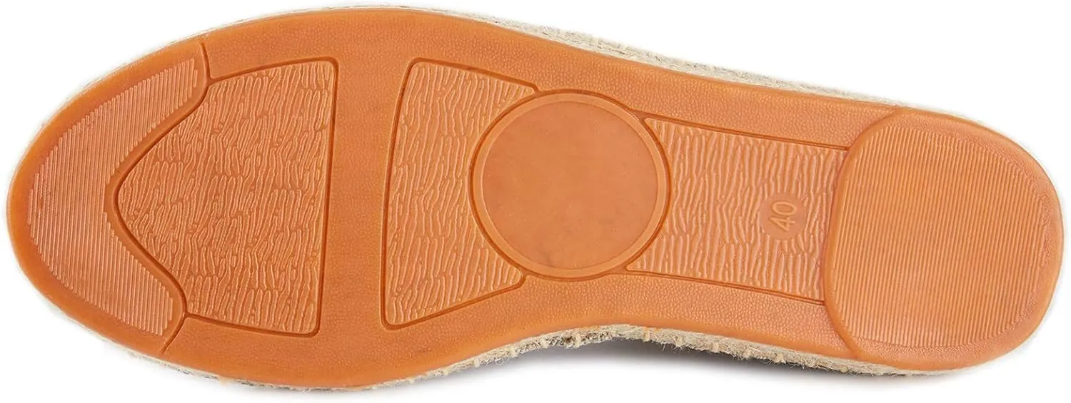 Alexis Leroy Men's Fashion Casual Canvas Slip on Flat Espadrilles