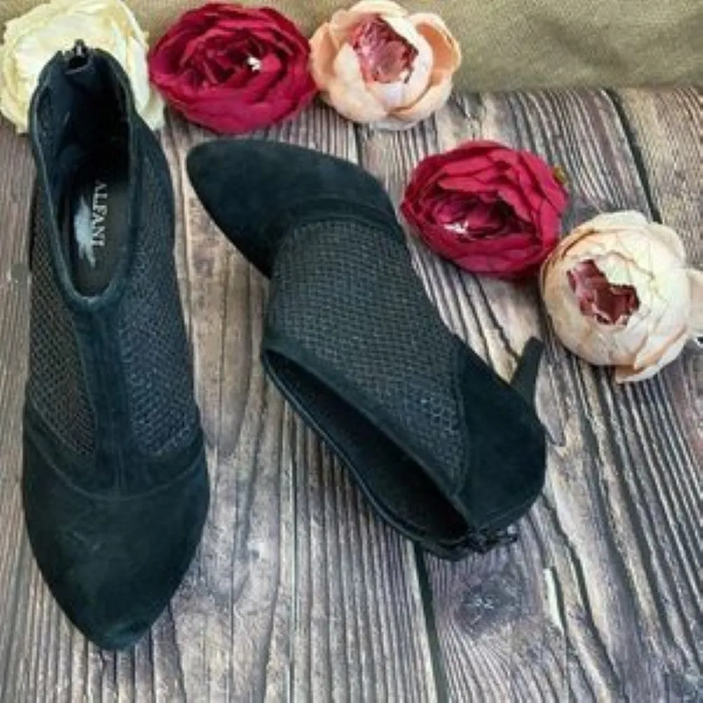 Alfani Black Saage Mesh Shooties 8M