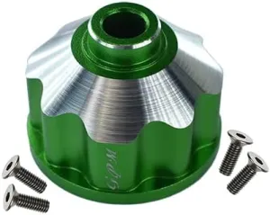 Aluminum Diff Case for Front/Rear/Center For Traxxas 1:10 Maxx 4WD Monster Truck-89076-4/1:8 4WD Maxx Slash 6S Brushless Short Course Truck-102076-4 Upgrades - Green