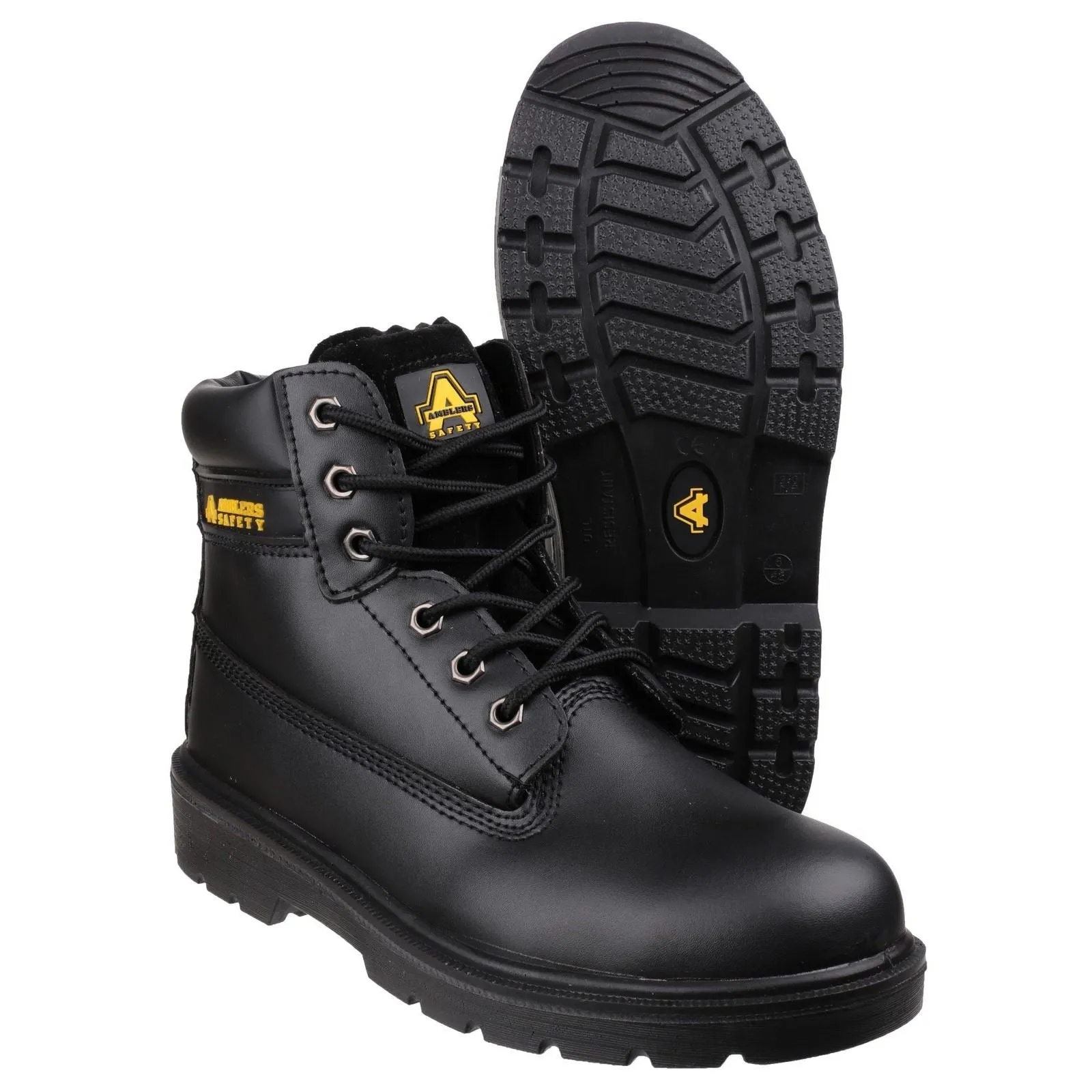 Amblers Safety FS112 Leather Black Safety Boots