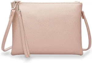 AMELIE GALANTI womens small crossbody strap handbag bag,Soft Leather Fabric Delicate Durable Fashion Design