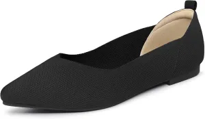 Ankis Ballet Flats Shoes for Women Dressy Comfortable, Pointed Toe Casual Work Flats for Women Foldable
