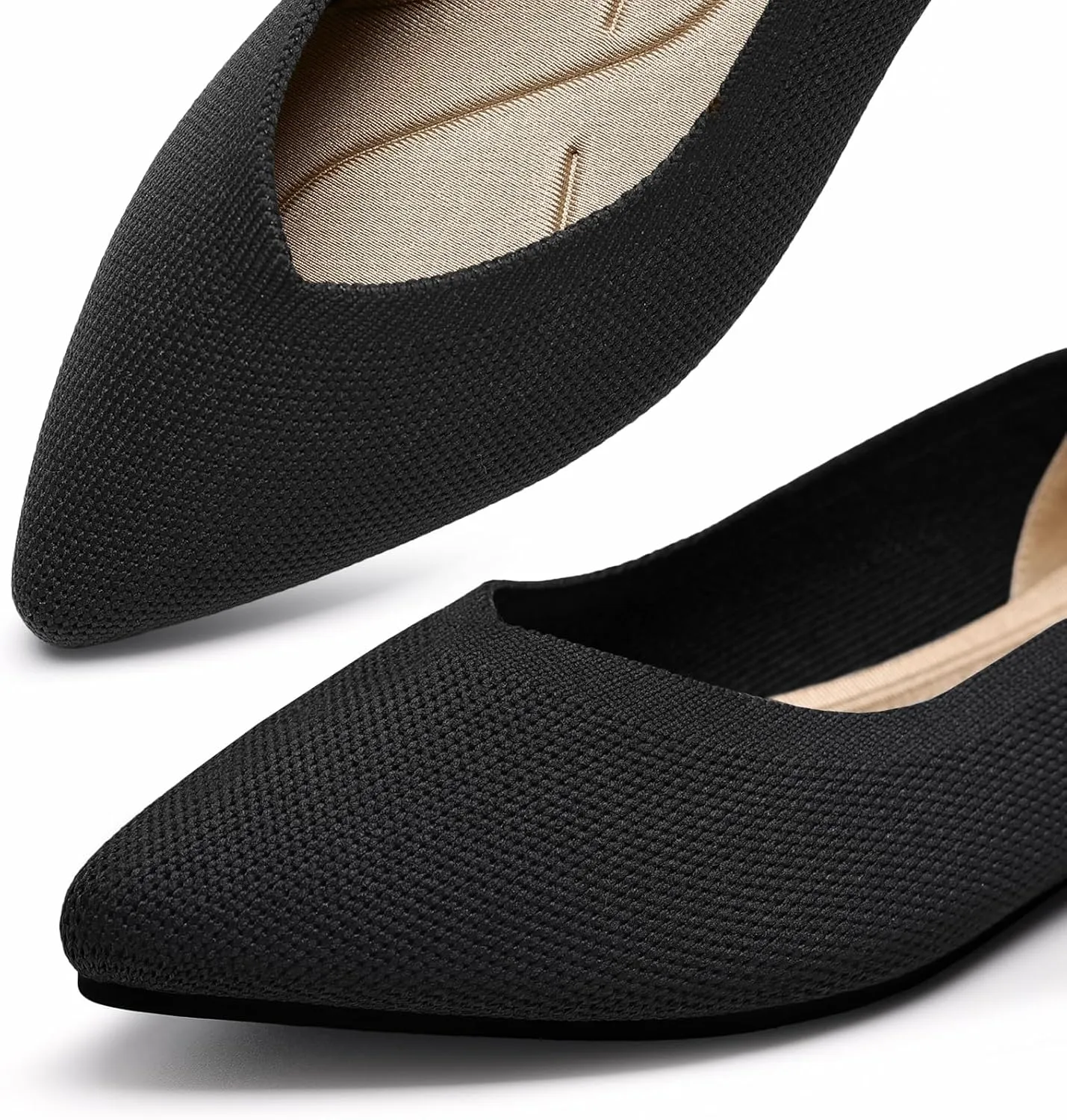Ankis Ballet Flats Shoes for Women Dressy Comfortable, Pointed Toe Casual Work Flats for Women Foldable