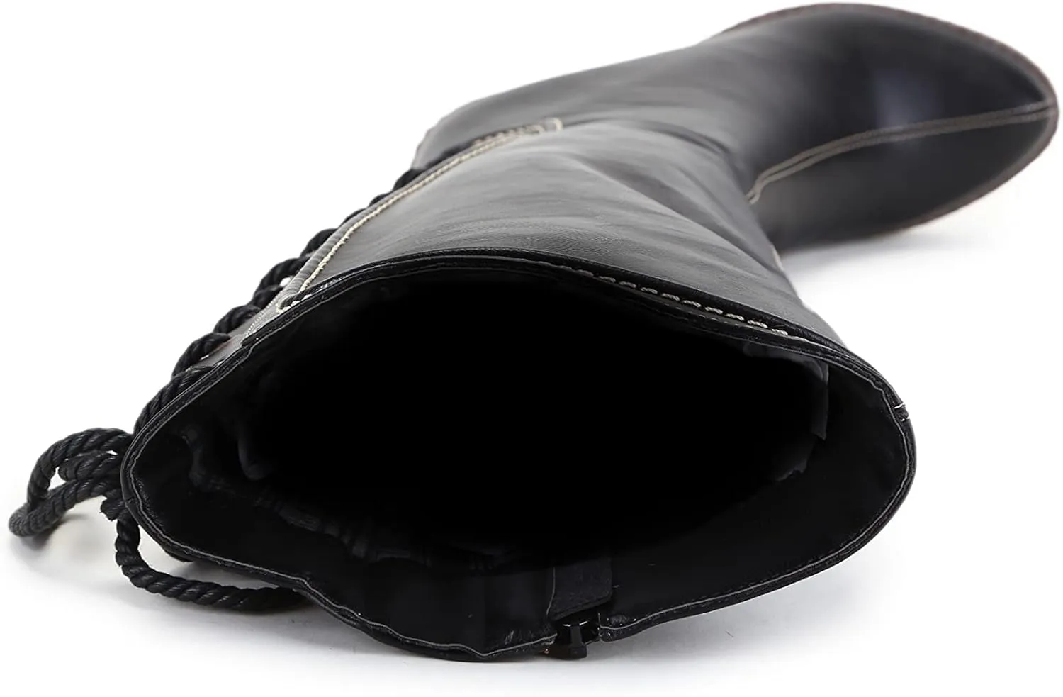 ANN CREEK 'Camuy' Stitching Back Lace Knee-High Wedge Boots for Women