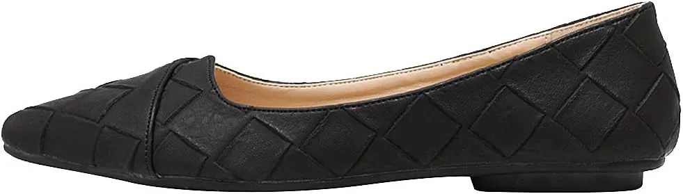 ANUFER Womens Pointed Toe Ballerinas Lightweight Flat Pumps