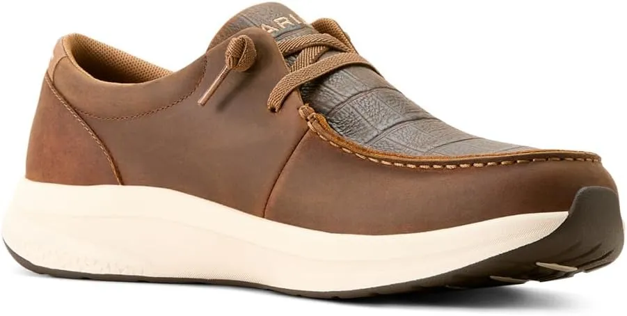 ARIAT Mens Buckeye Slip On Casual Shoes - Brown