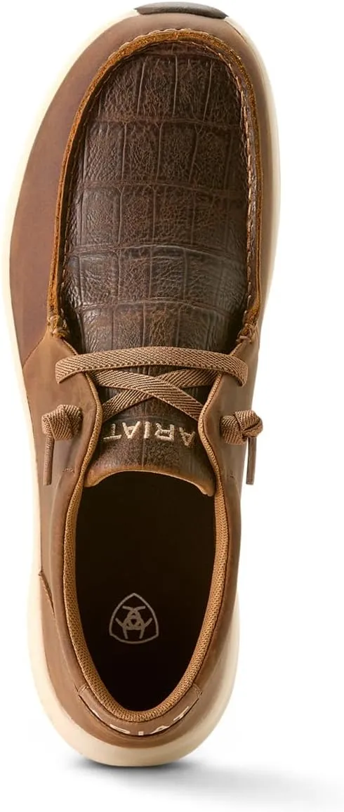 ARIAT Mens Buckeye Slip On Casual Shoes - Brown