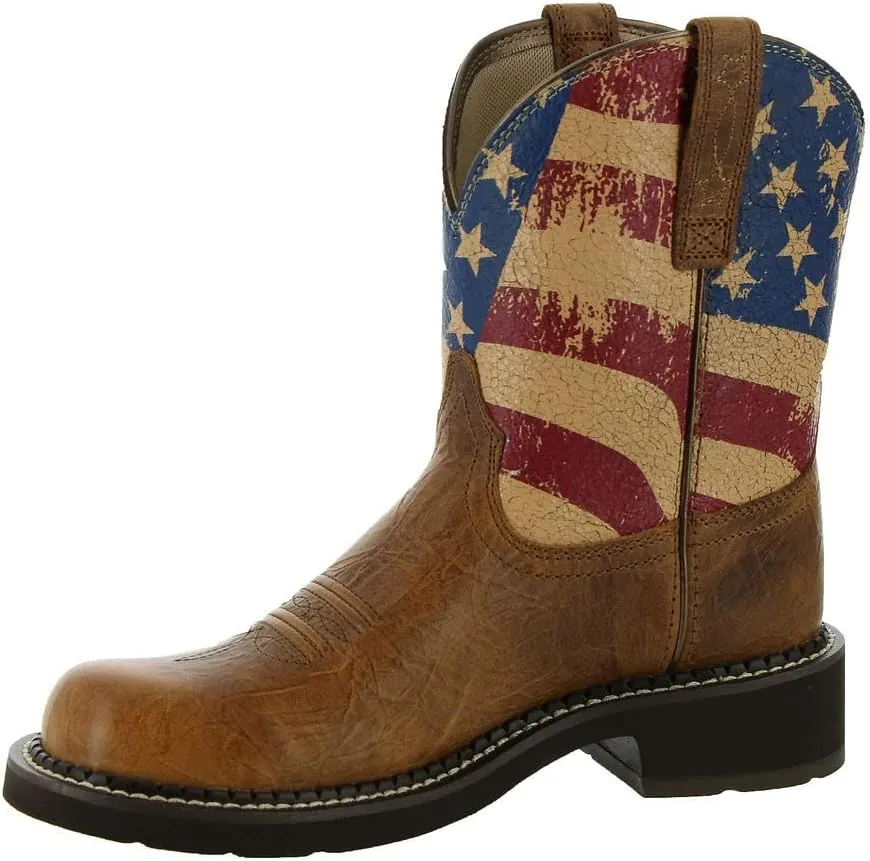 Ariat Women's Fatbaby Heritage Patriot Western Boot