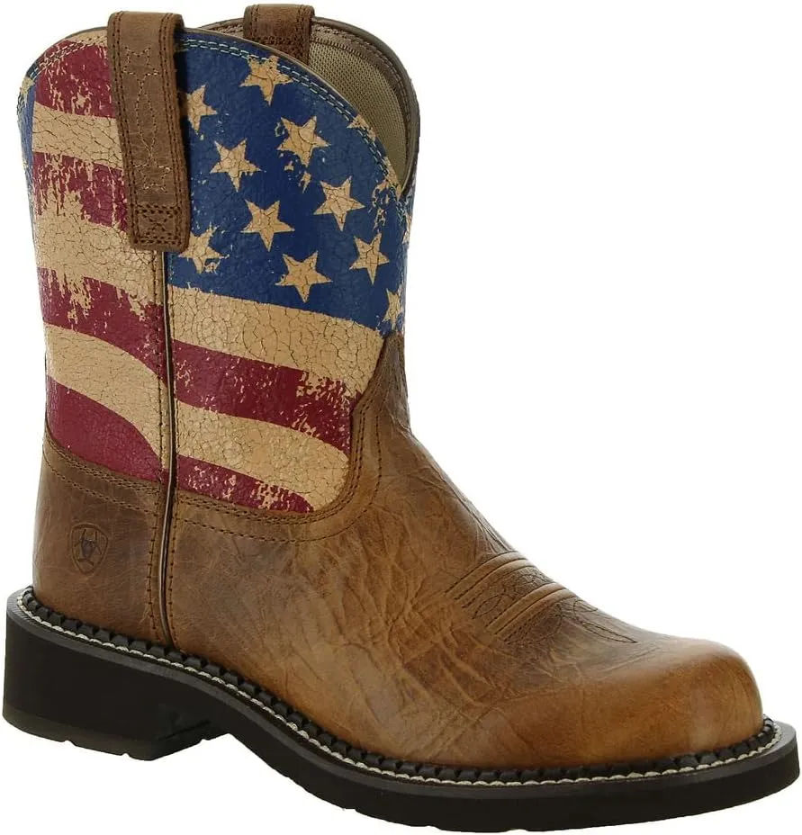 Ariat Women's Fatbaby Heritage Patriot Western Boot