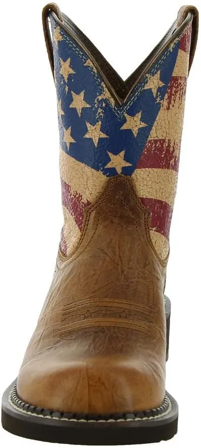 Ariat Women's Fatbaby Heritage Patriot Western Boot