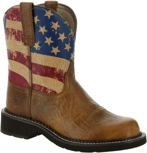 Ariat Women's Fatbaby Heritage Patriot Western Boot