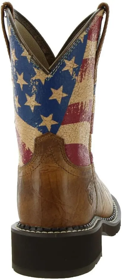 Ariat Women's Fatbaby Heritage Patriot Western Boot