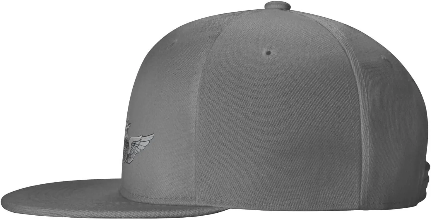Army Senior Aviator Wing Baseball Cap Unisex Flat Brim Hat