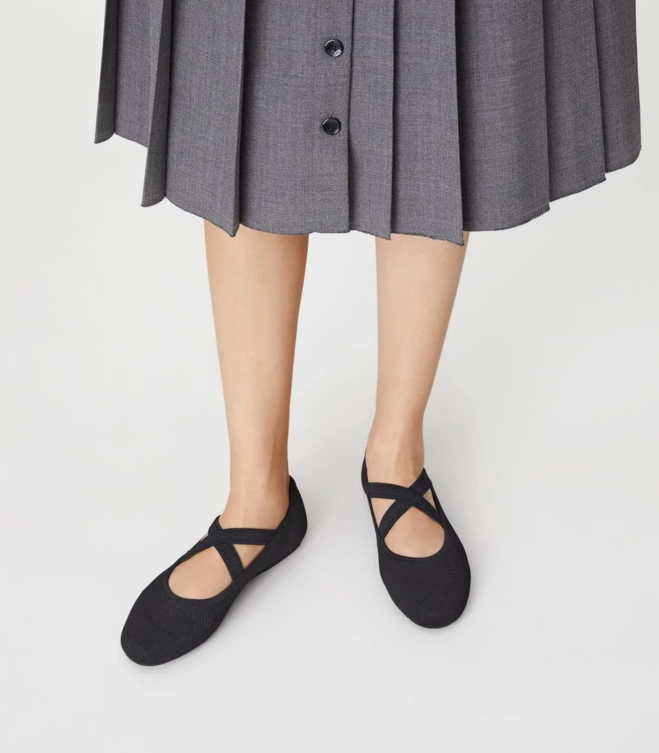 Arromic Flats for Women Round Toe Ballet Flats with Straps Women Ballerina Flat Shoes Dressy Comfortable for Work Wedding Office Casual