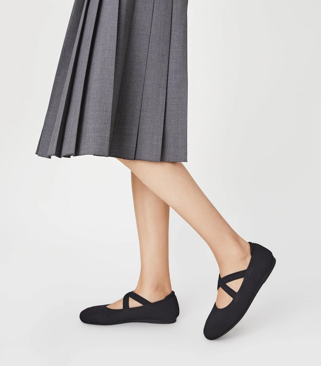 Arromic Flats for Women Round Toe Ballet Flats with Straps Women Ballerina Flat Shoes Dressy Comfortable for Work Wedding Office Casual