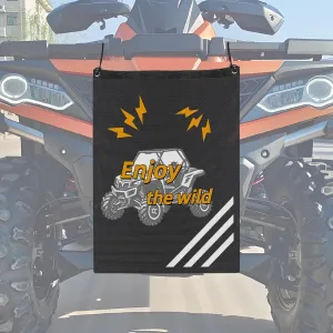 ATV UTV Trash Bag Universal Compatible With Can-Am, Cfmoto, Teryx, Mule, Golf Cart, Boat Off-Road-Work,Arctic Cat,Pioneer,Polaris Rzr,Mesh Trash Sack For UTV ATV