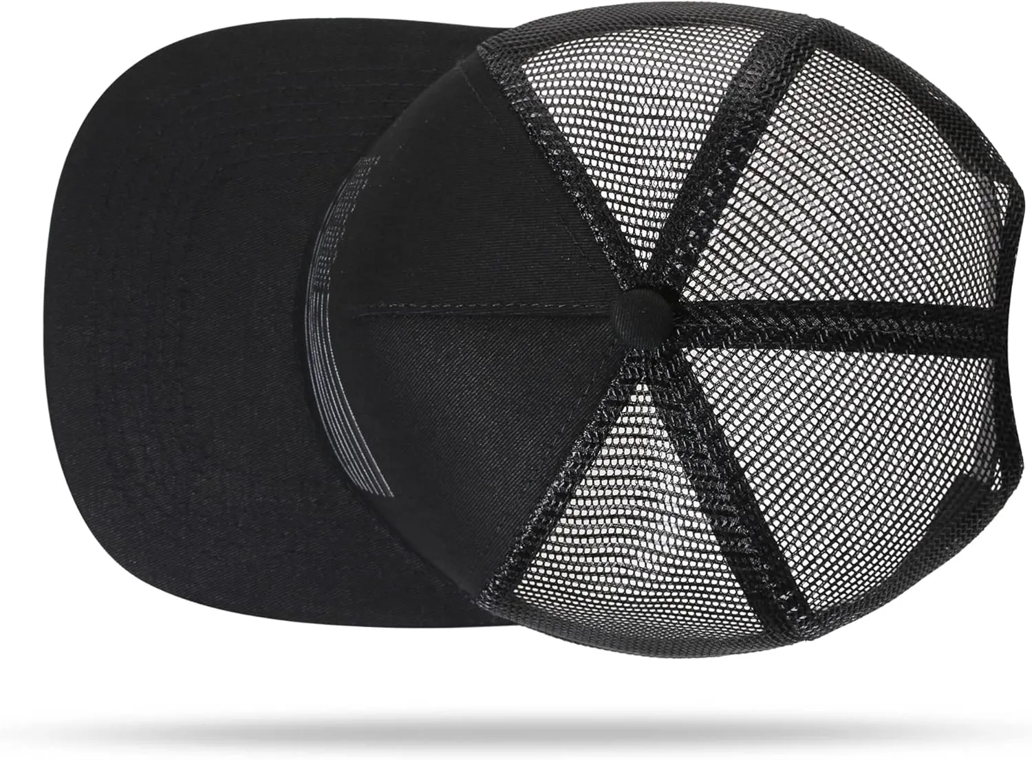 Baseball Cap, Snapback Trucker Hat for Men & Women with American Flag and Adjustable, Breathable Mesh, Flat Bill Hats