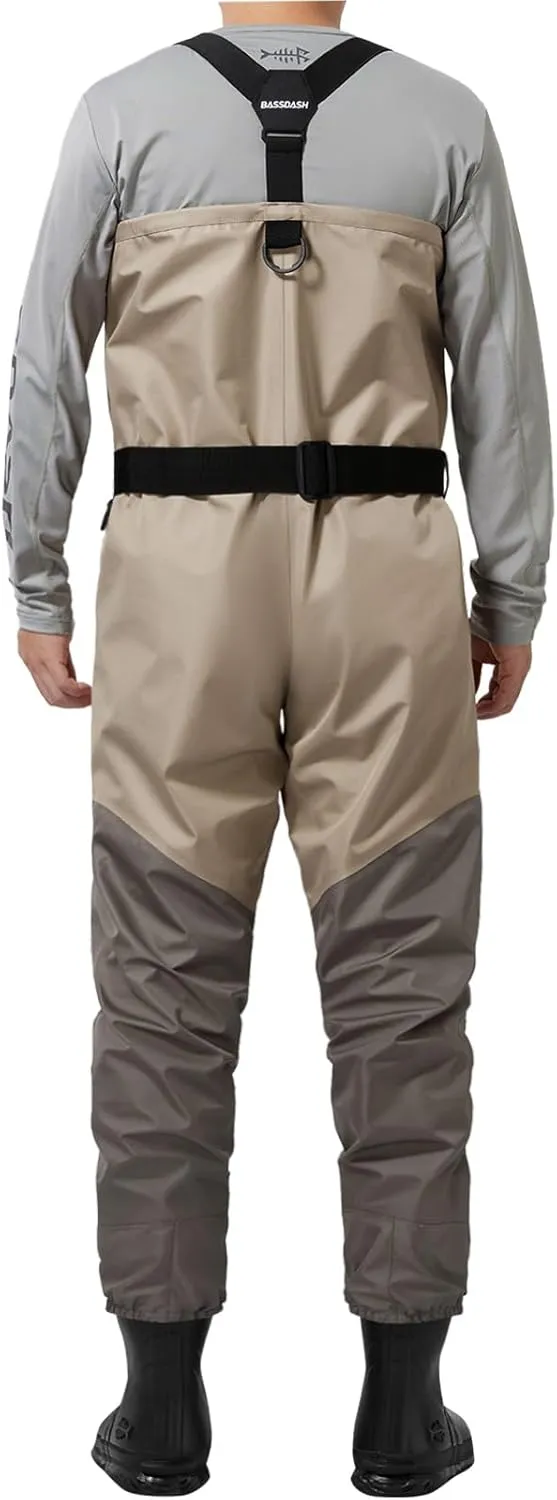 BASSDASH FW08 Men’s Breathable Waders Waterproof Fly Fishing Chest Fishing