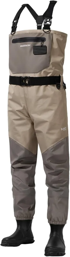 BASSDASH FW08 Men’s Breathable Waders Waterproof Fly Fishing Chest Fishing