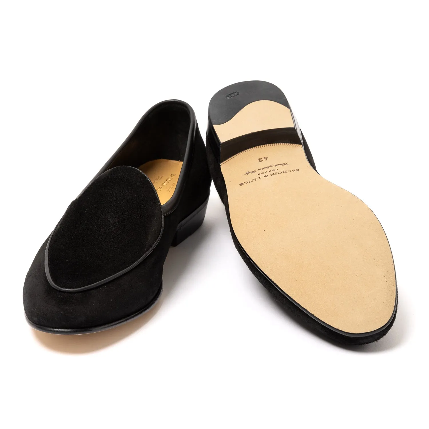Baudoin & Lange x MJ: Sagan Loafer "Classic" made of Calf Suede - handmade