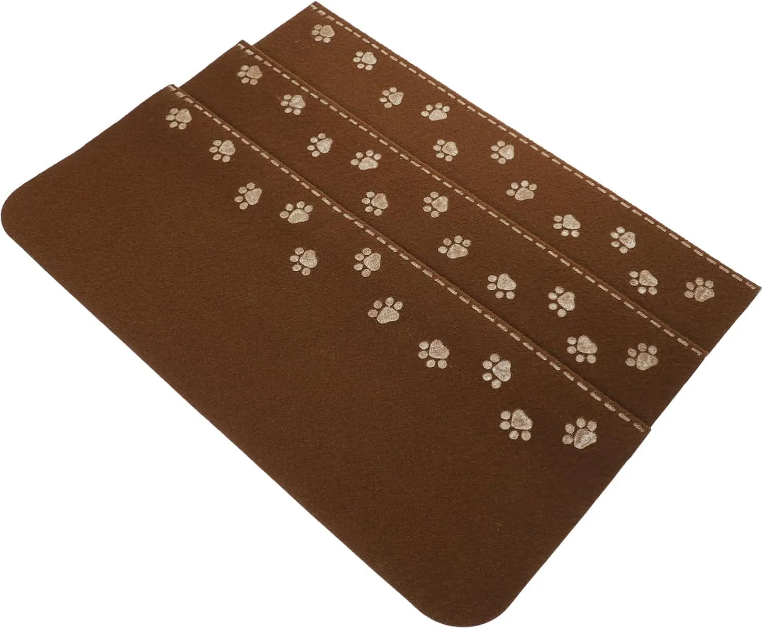 Bear Claw Stair Pad Rug Non-Slip Indoor Stairs Mat Safety Treads for Boys and Girls Night Light Entryway Rug