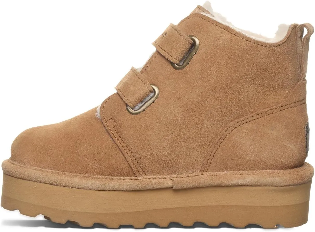 BEARPAW Retro Larisa Youth Boot | Youth's Boot Classic Suede | Youth's Pull On Boot | Comfortable Winter Boot