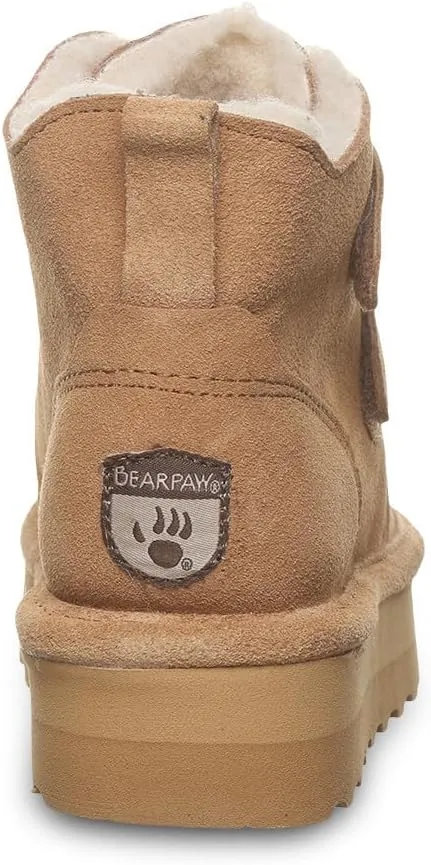 BEARPAW Retro Larisa Youth Boot | Youth's Boot Classic Suede | Youth's Pull On Boot | Comfortable Winter Boot