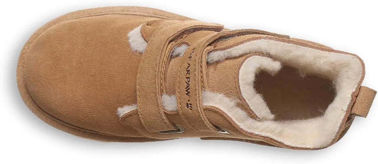 BEARPAW Retro Larisa Youth Boot | Youth's Boot Classic Suede | Youth's Pull On Boot | Comfortable Winter Boot