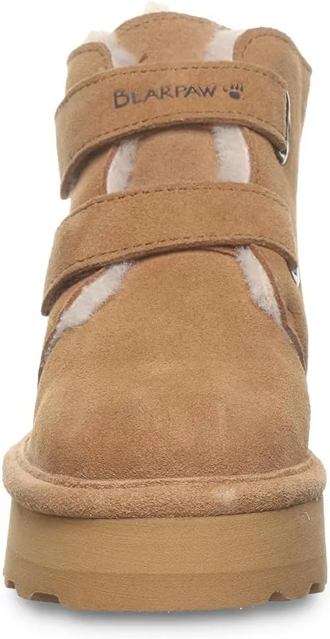 BEARPAW Retro Larisa Youth Boot | Youth's Boot Classic Suede | Youth's Pull On Boot | Comfortable Winter Boot