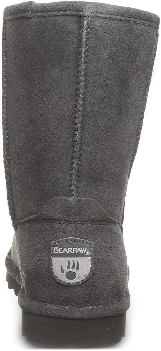 BEARPAW Women's Elle Short Multiple Colors | Women's Boot Classic Suede | Women's Slip On Boot | Comfortable Winter Boot